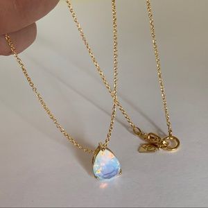 Moonstone crystal necklace